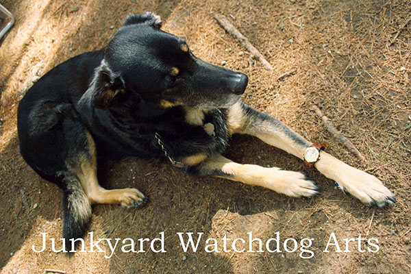 The famous Junkyard wearing his watch